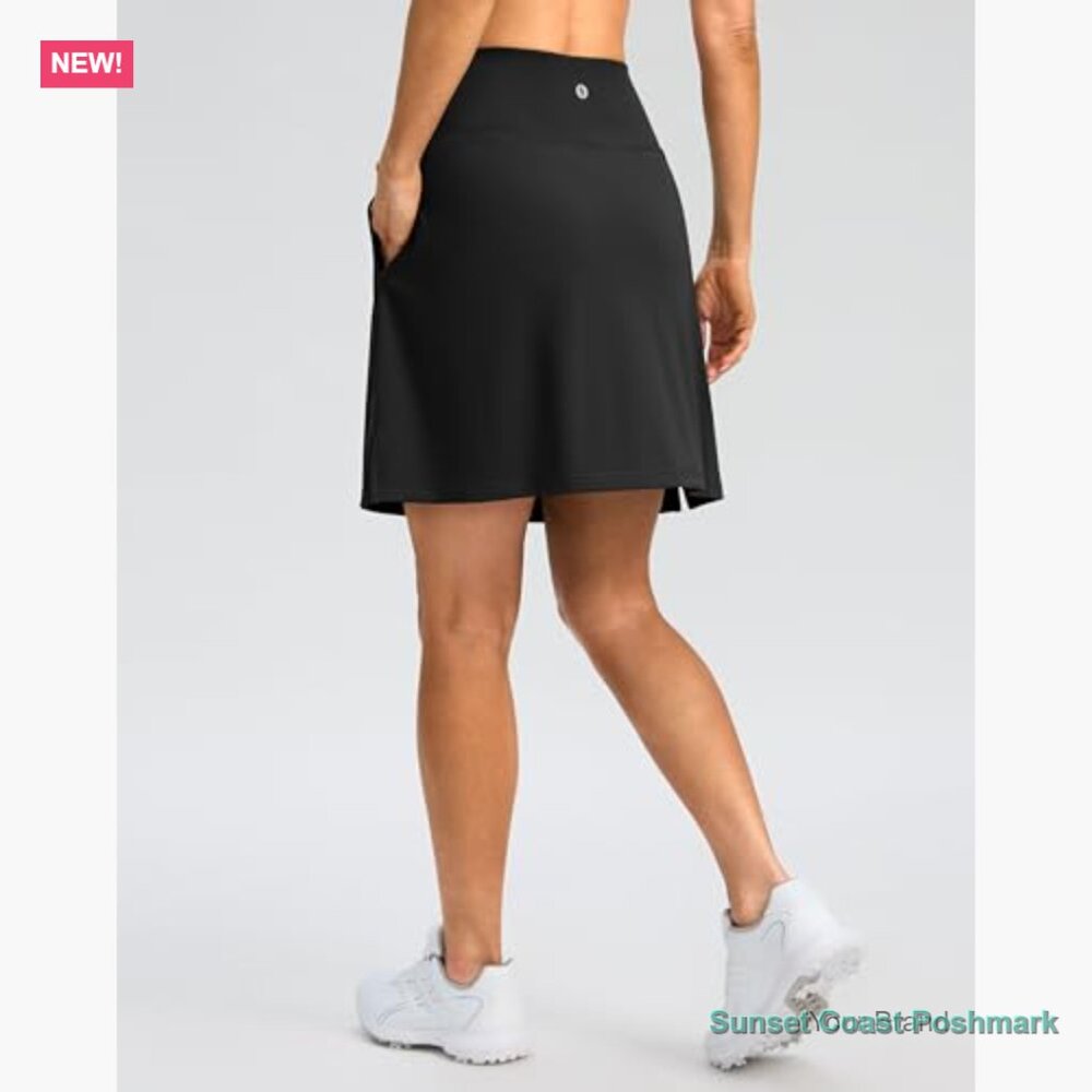 Polyester Elastane Skort With 3 Pockets High Wais… - image 2